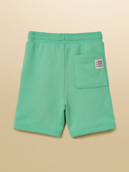 Dsiney Kidz - Joules Kids' Sundaze Turquoise Green Loopback Sweat Shorts image 6