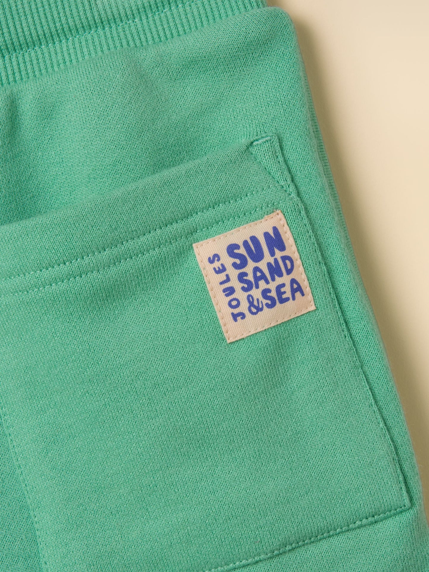 Dsiney Kidz - Joules Kids' Sundaze Turquoise Green Loopback Sweat Shorts image 7