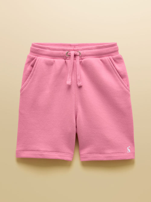 Joules Kids' Sundaze Pink Loopback Sweat Shorts image 1