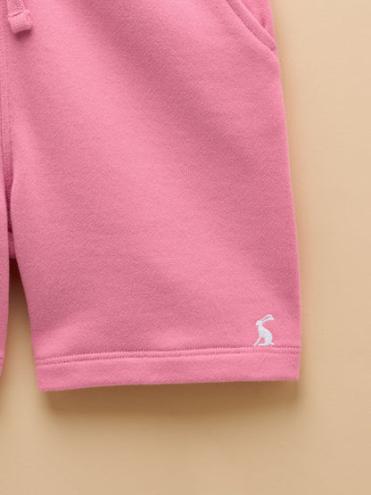 Dsiney Kidz - Joules Kids' Sundaze Pink Loopback Sweat Shorts image 5