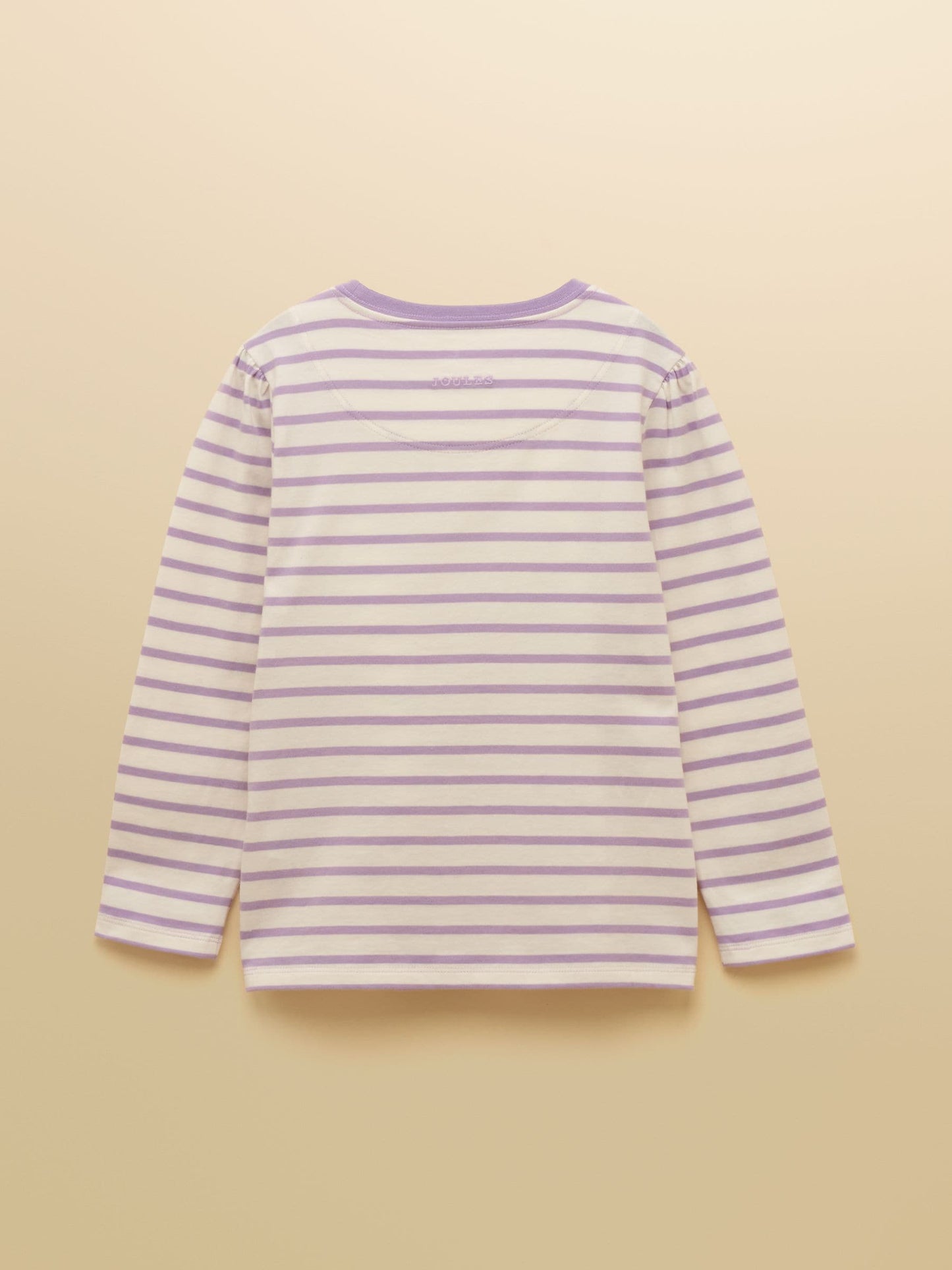 Joules Girls' Ava Purple Horse Applique Long Sleeve Top image 2