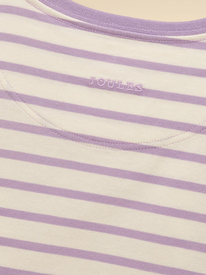 Joules Girls' Ava Purple Horse Applique Long Sleeve Top image 5
