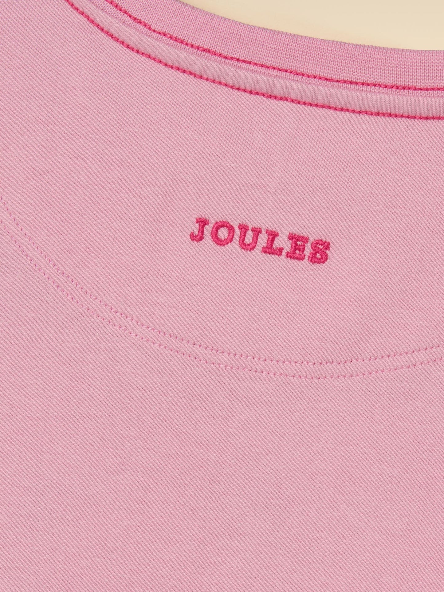 Joules Girls' Astra Pink Fairy Applique Cotton T-Shirt image 6