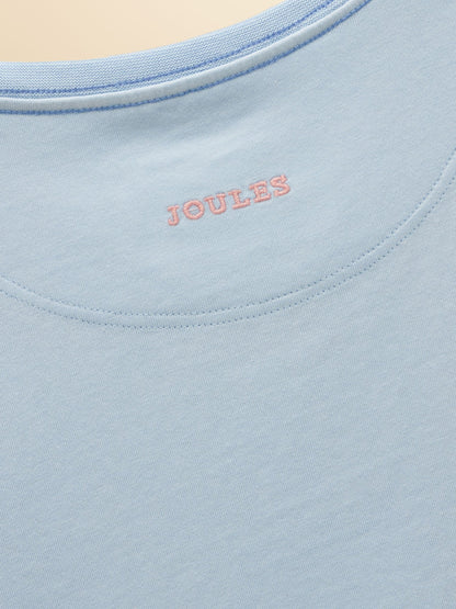 Joules Girls' Astra Blue Dogs Applique Cotton T-Shirt image 6