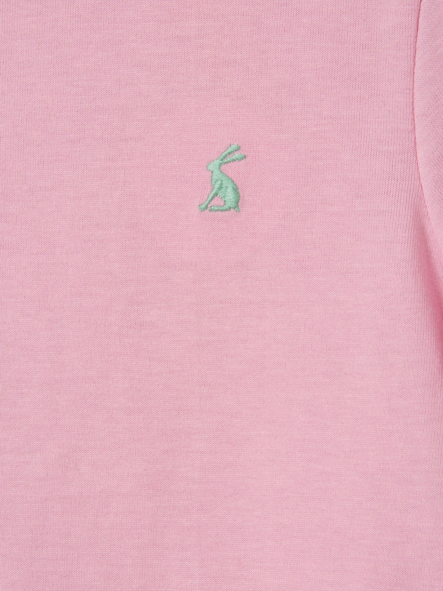 Joules Girls' Let's Go Pink Cotton Short Sleeve T-Shirt image 3