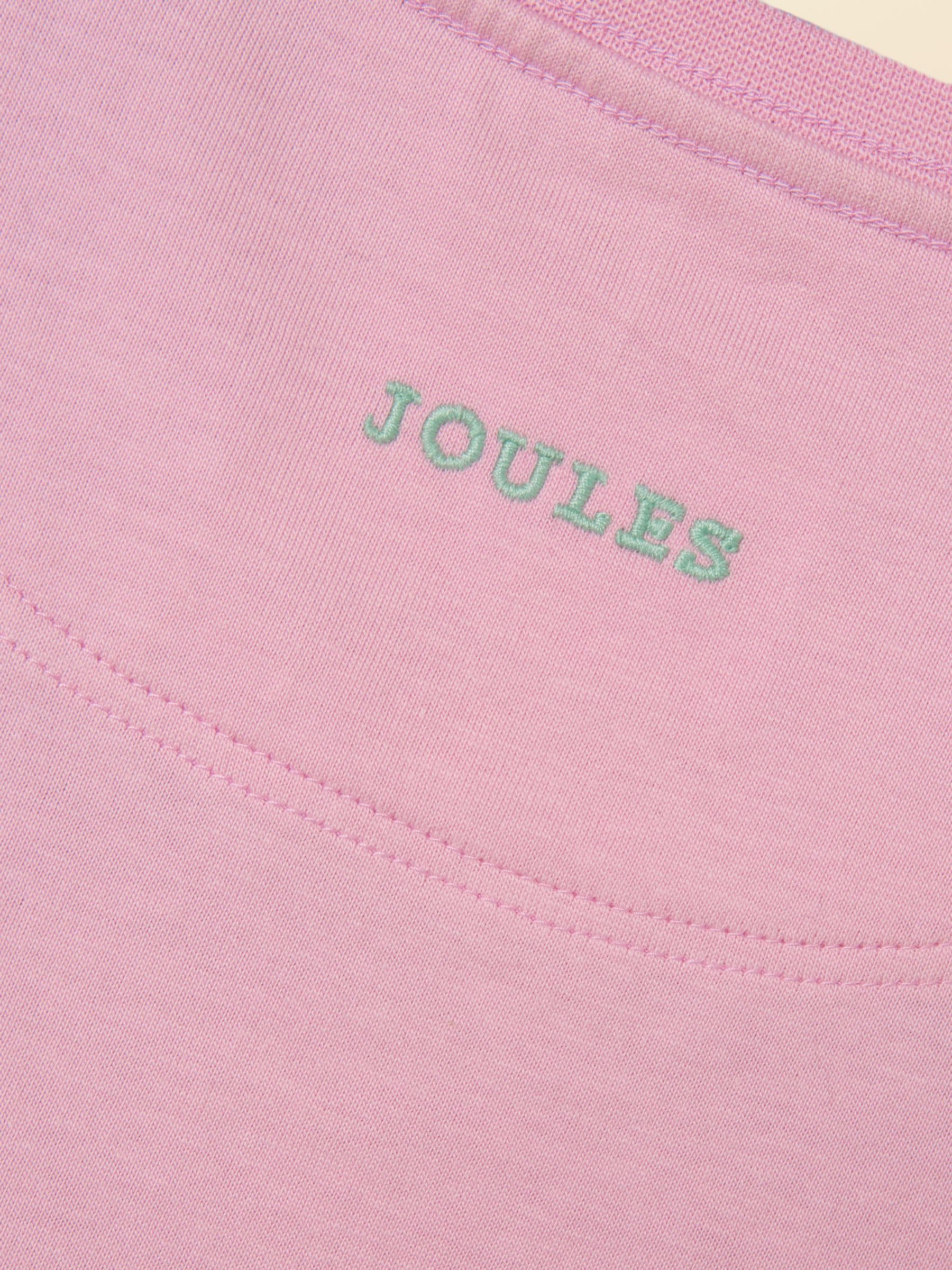 Joules Girls' Let's Go Pink Cotton Short Sleeve T-Shirt image 5