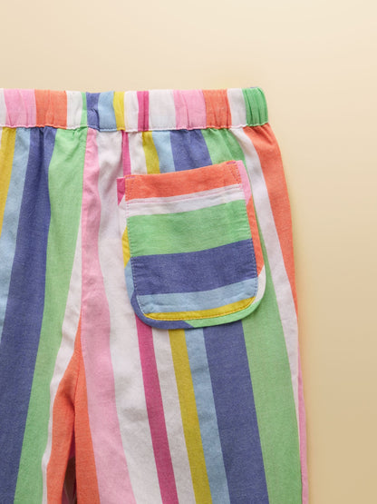 Joules Kids' Wren Multi Striped Woven Trousers image 10