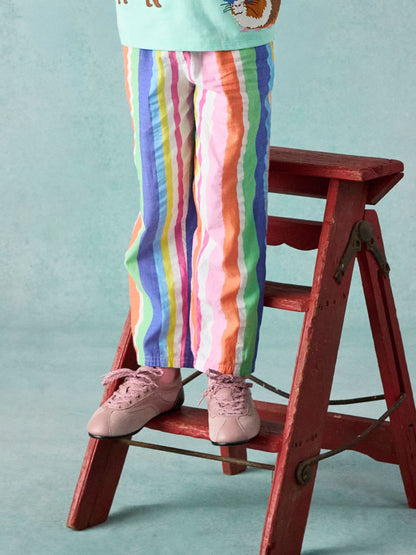 Joules Kids' Wren Multi Striped Woven Trousers image 4