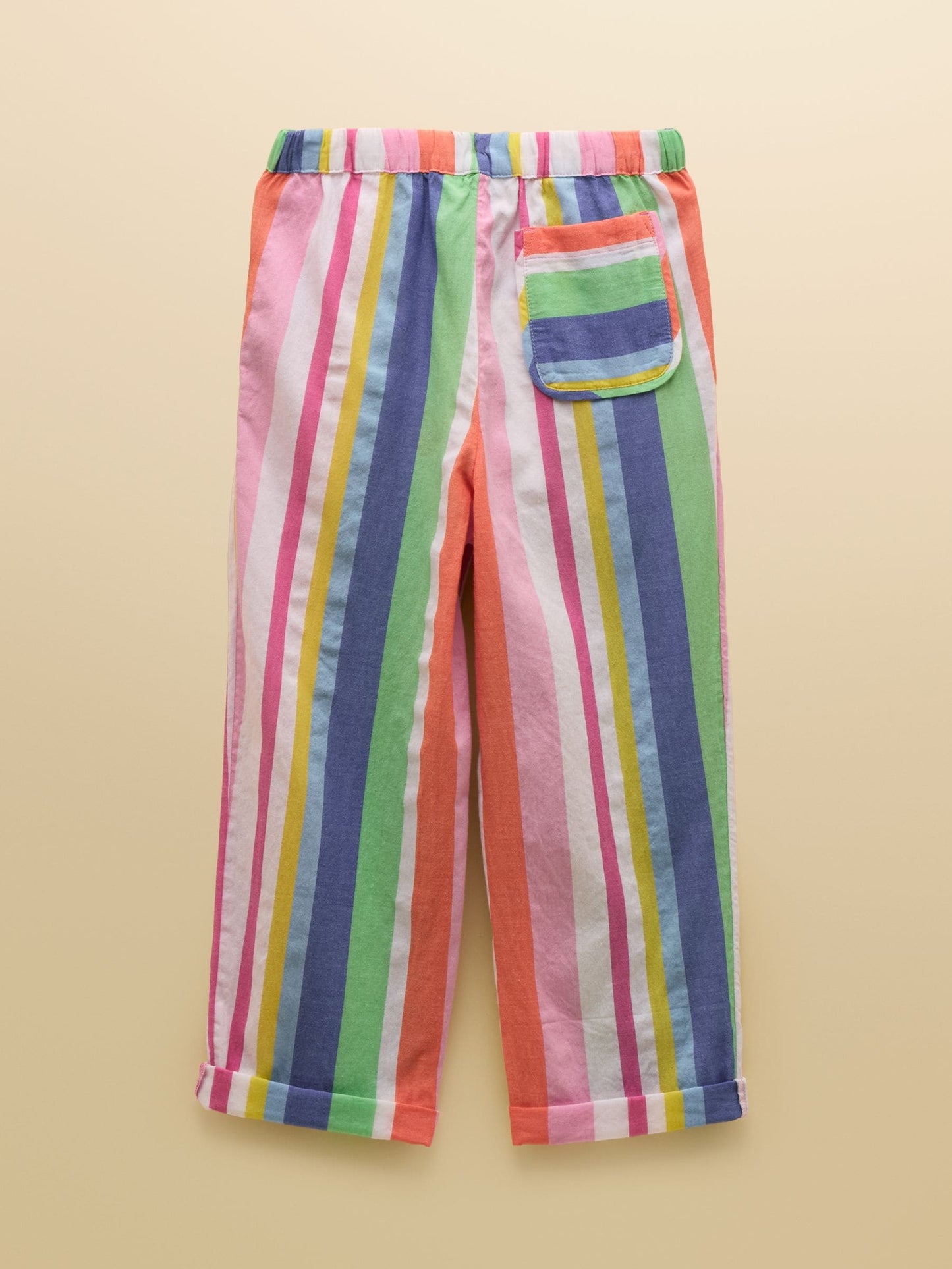 Joules Kids' Wren Multi Striped Woven Trousers image 8