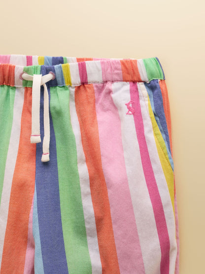 Joules Kids' Wren Multi Striped Woven Trousers image 9