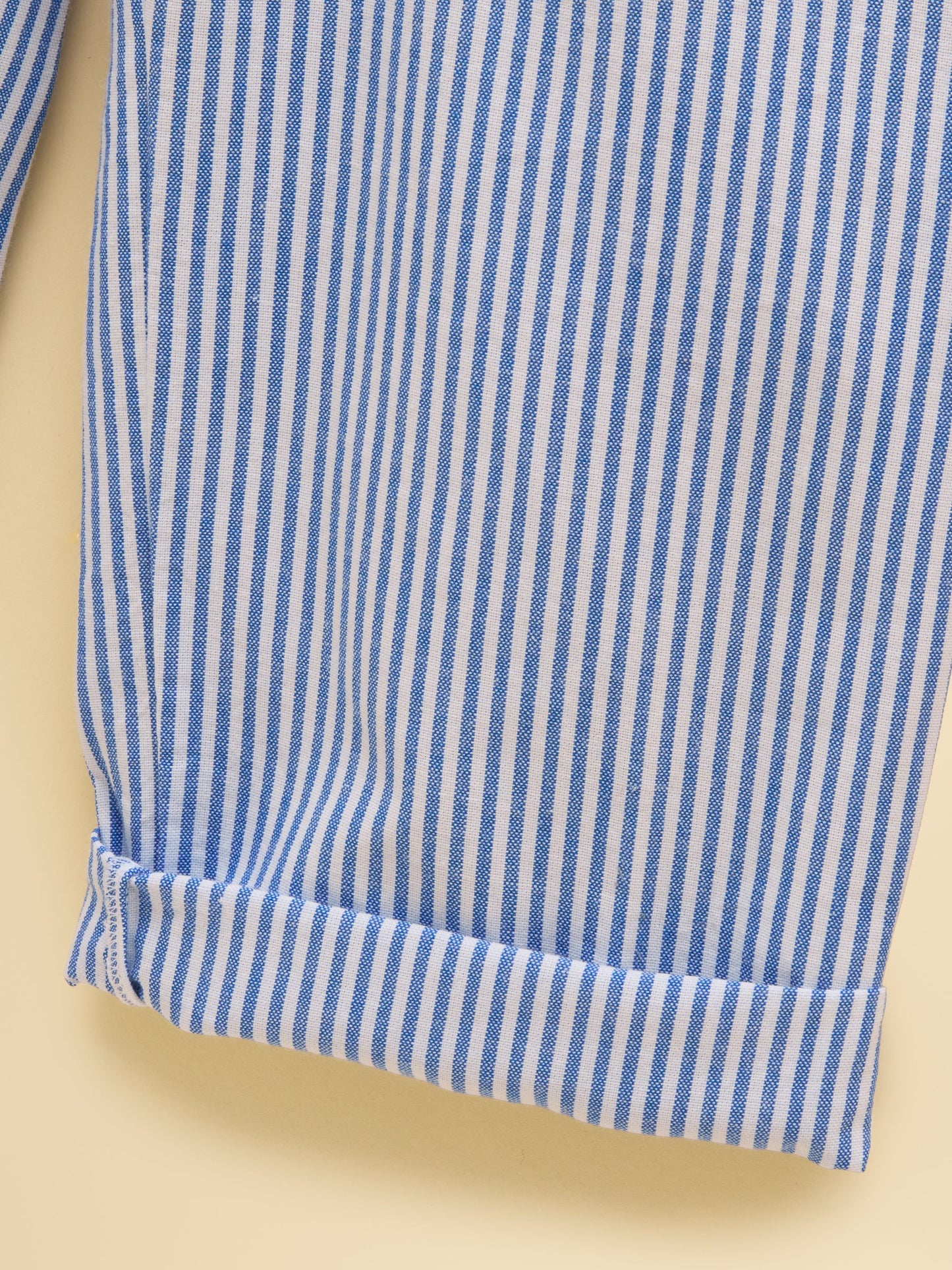 Joules Kids' Wren Blue & White Striped Woven Trousers image 7