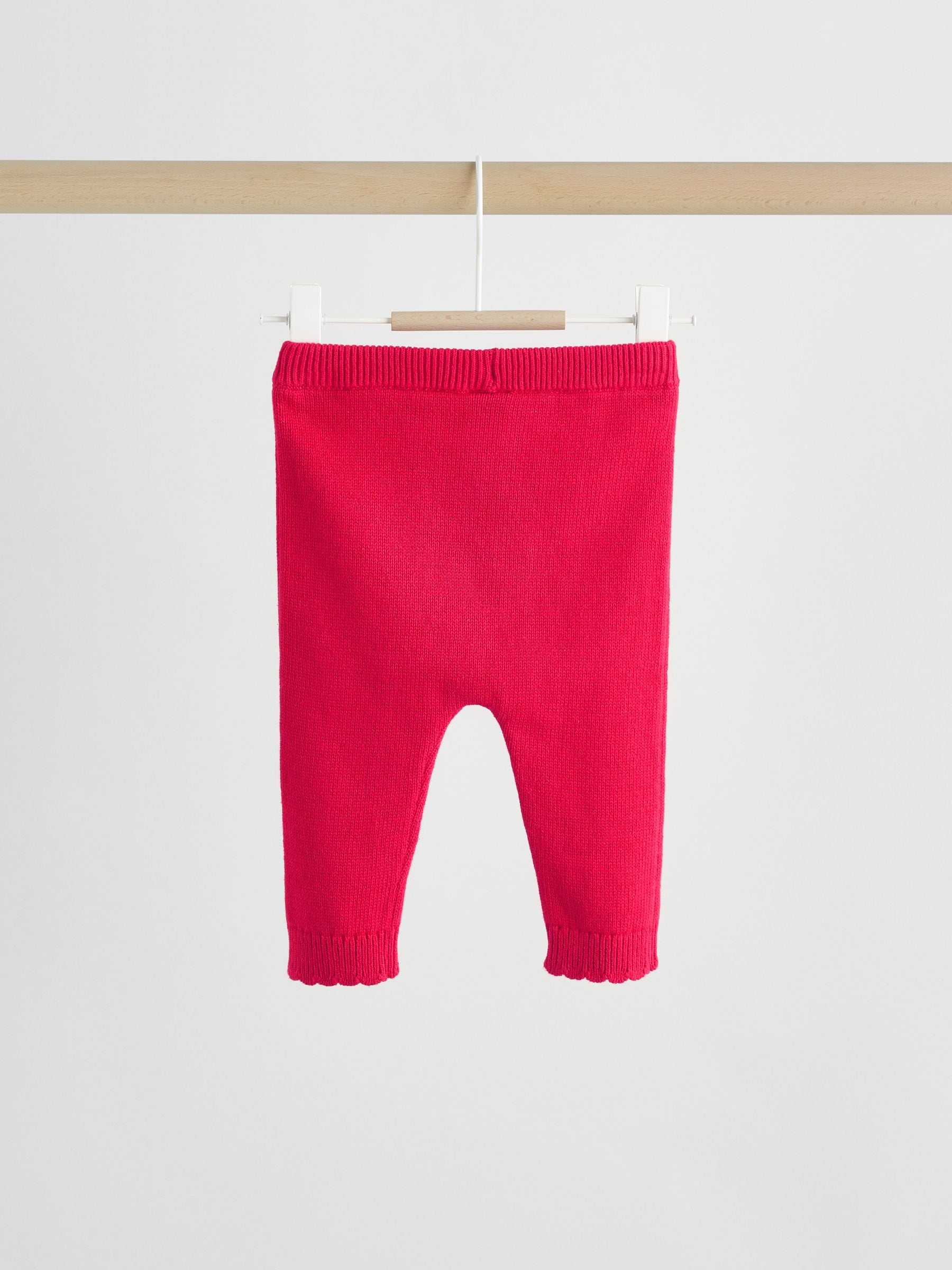 Red Frill Knitted Bow Cardigan Set (0mths-3yrs) image 9