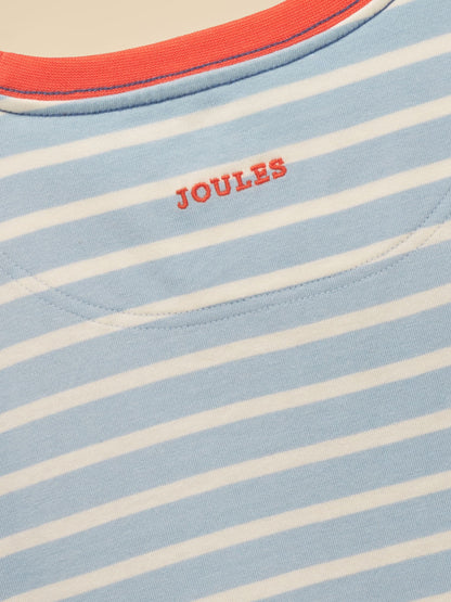 Joules Boys' Archie Blue & White Applique Graphic T-Shirt image 5