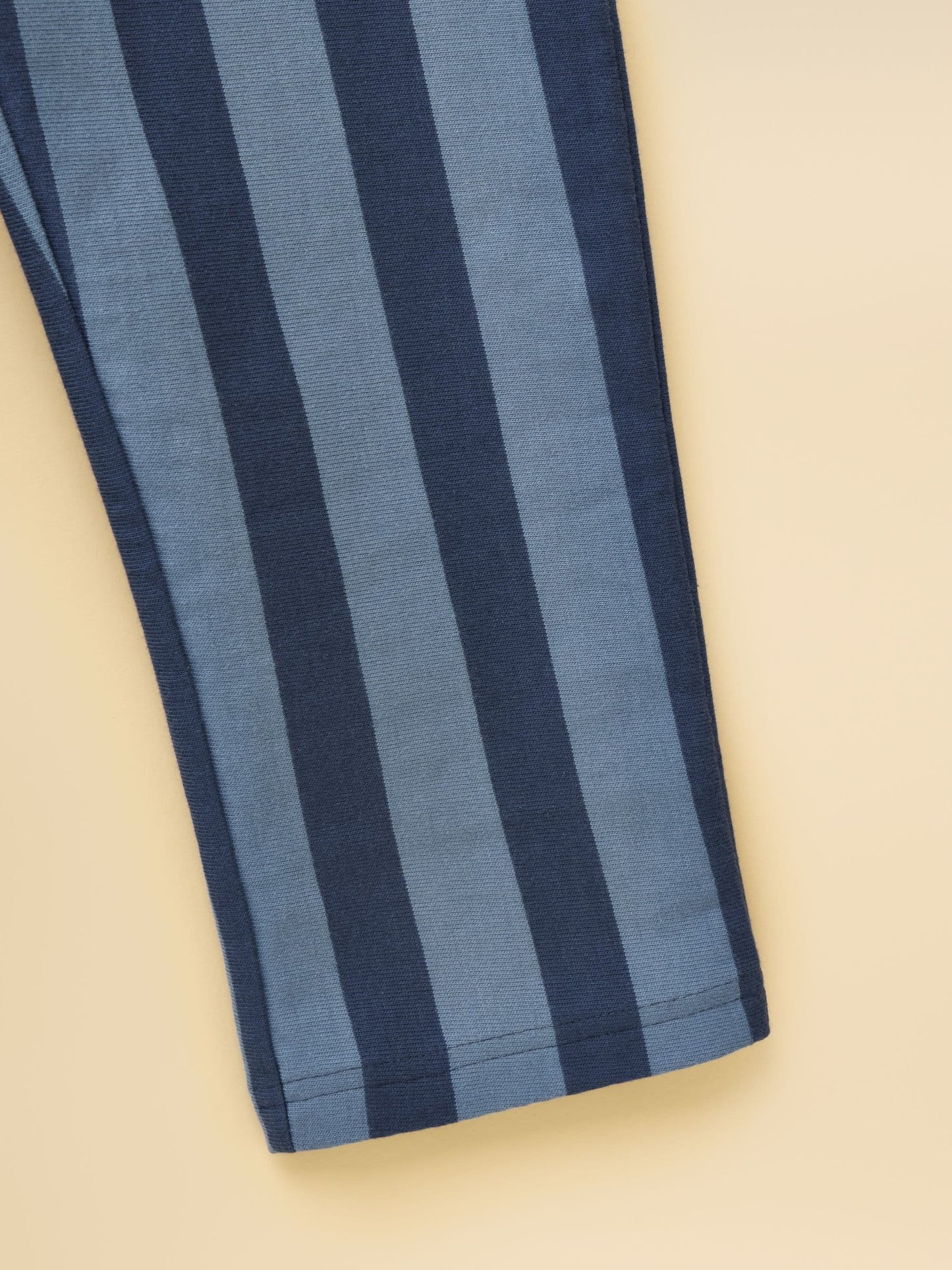 Joules Boys' Noah Blue Striped Jersey Trousers image 5