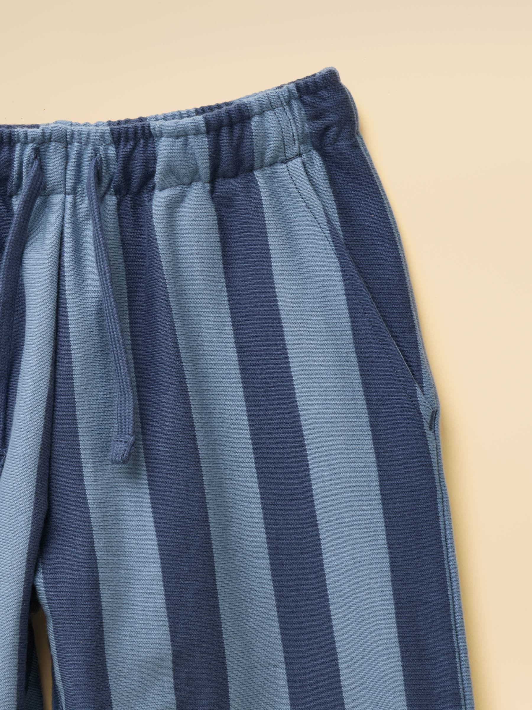 Joules Boys' Noah Blue Striped Jersey Trousers image 6