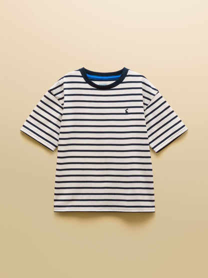 Joules Boys' Let's Go Blue & Yellow Short Sleeve T-Shirts 3 Pack image 2