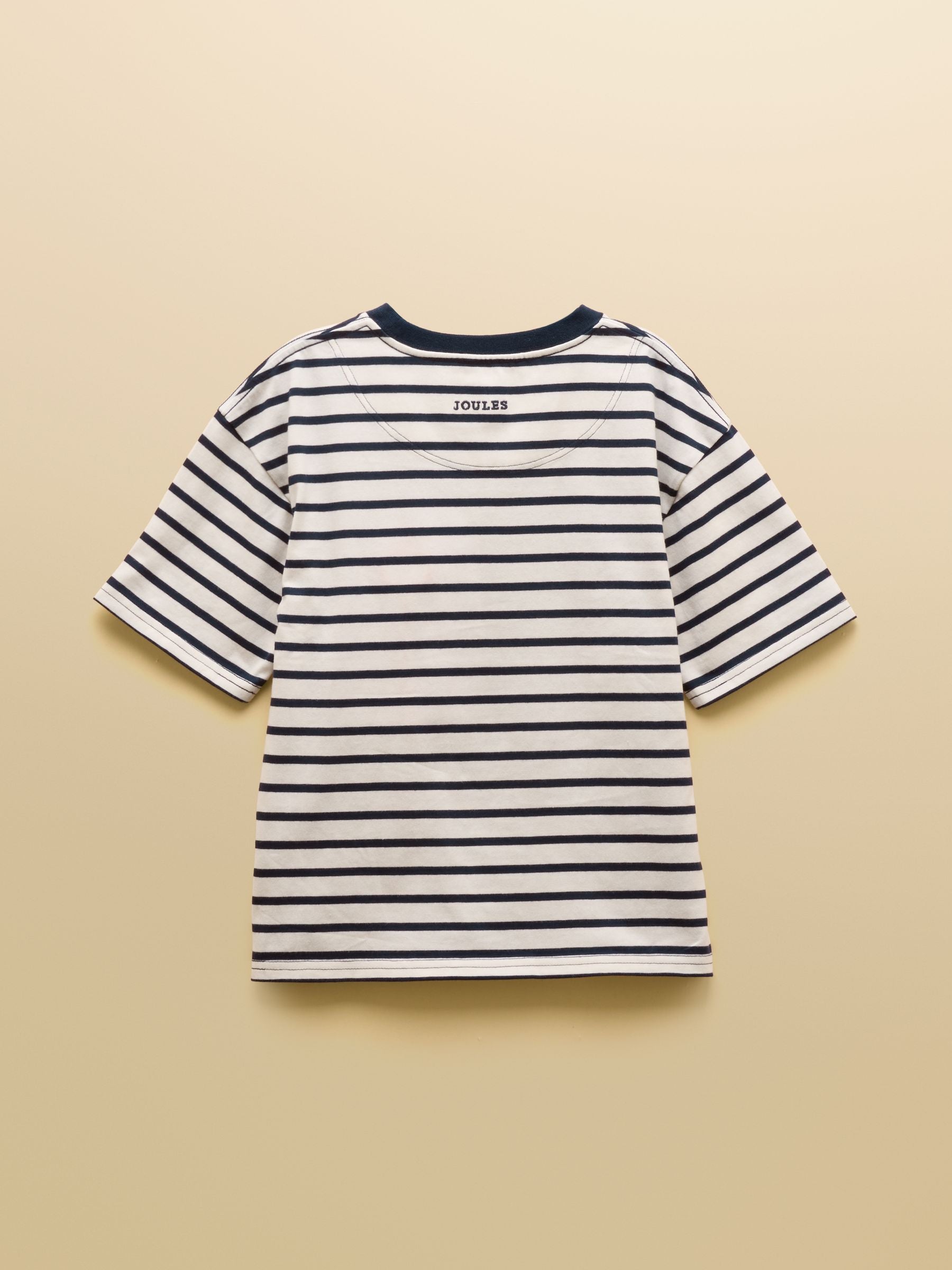 Joules Boys' Let's Go Blue & Yellow Short Sleeve T-Shirts 3 Pack image 3