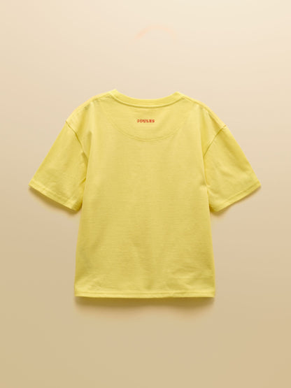 Joules Boys' Let's Go Blue & Yellow Short Sleeve T-Shirts 3 Pack image 7