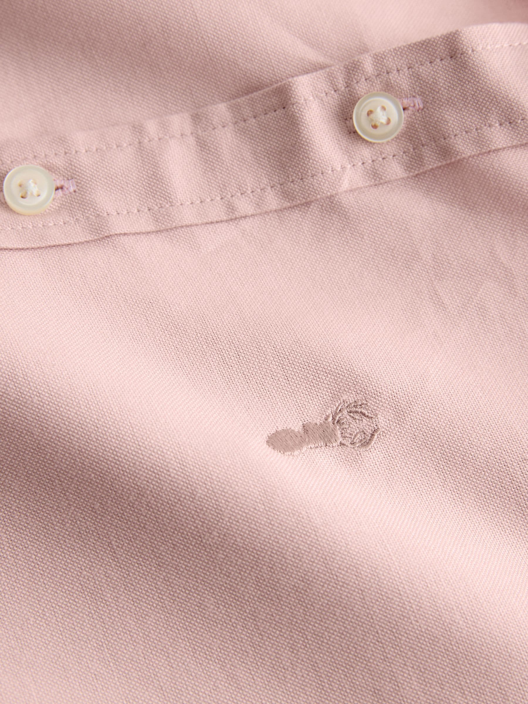 Dsiney Kidz - Pink Logo Short Sleeve Cotton Rich Oxford Shirt (3-16yrs) image 7