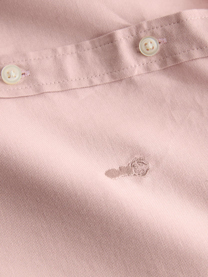 Dsiney Kidz - Pink Logo Short Sleeve Cotton Rich Oxford Shirt (3-16yrs) image 7