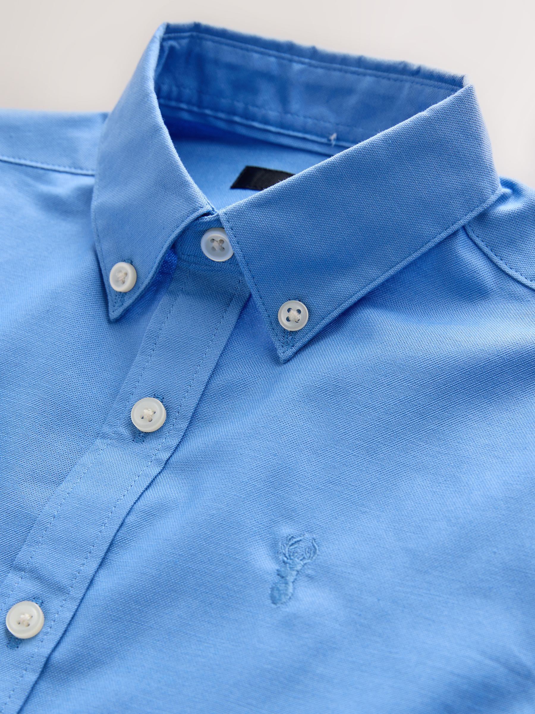 Dsiney Kidz - Mid Blue Single Oxford Shirt (3-16yrs) image 3