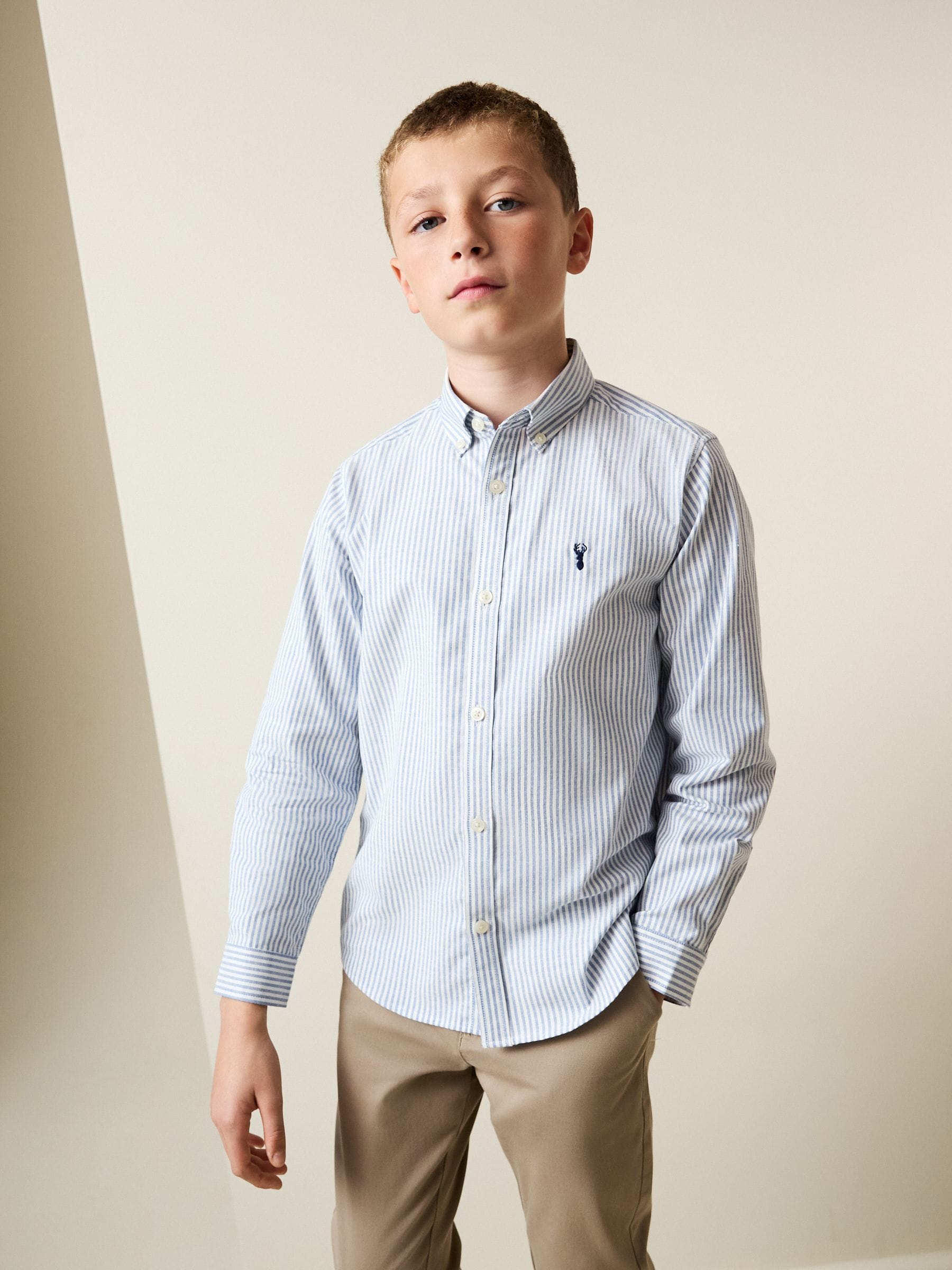Dsiney Kidz - Blue Stripe Single Oxford Shirt (3-16yrs) image 1