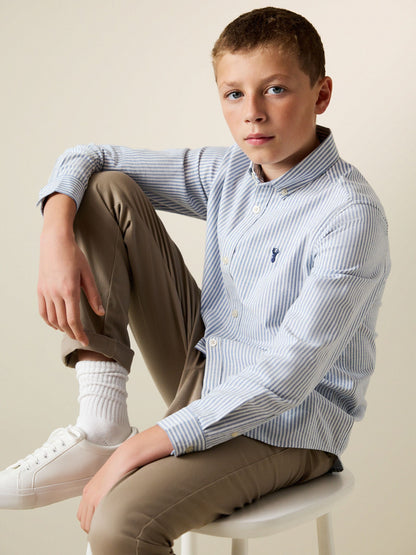Dsiney Kidz - Blue Stripe Single Oxford Shirt (3-16yrs) image 2
