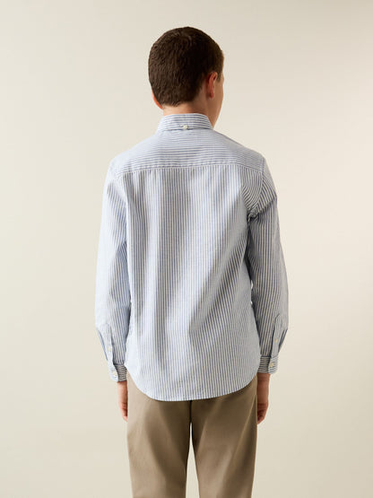 Dsiney Kidz - Blue Stripe Single Oxford Shirt (3-16yrs) image 3