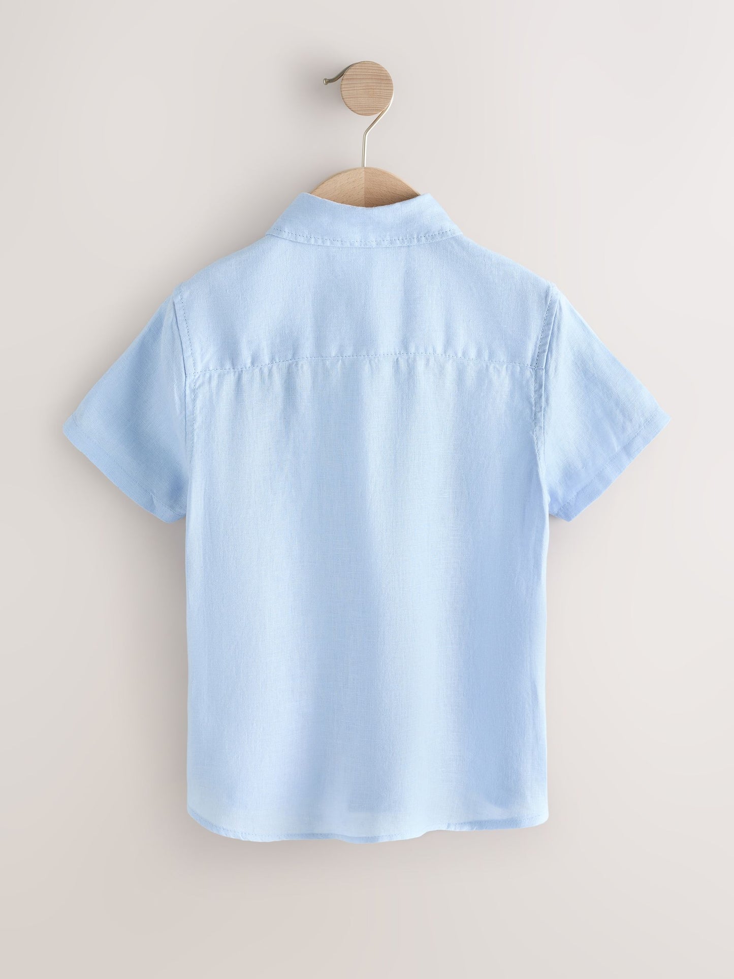 Dsiney Kidz - Light Blue Short Sleeve Linen Shirt (3-16yrs) image 2