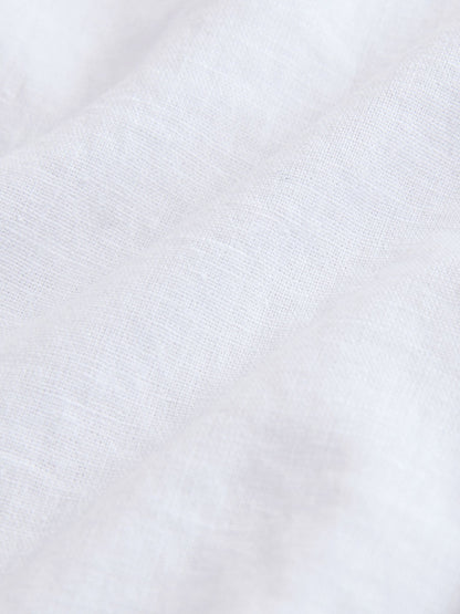 Dsiney Kidz - White Short Sleeve Linen Blend Shirt (3-16yrs) image 3