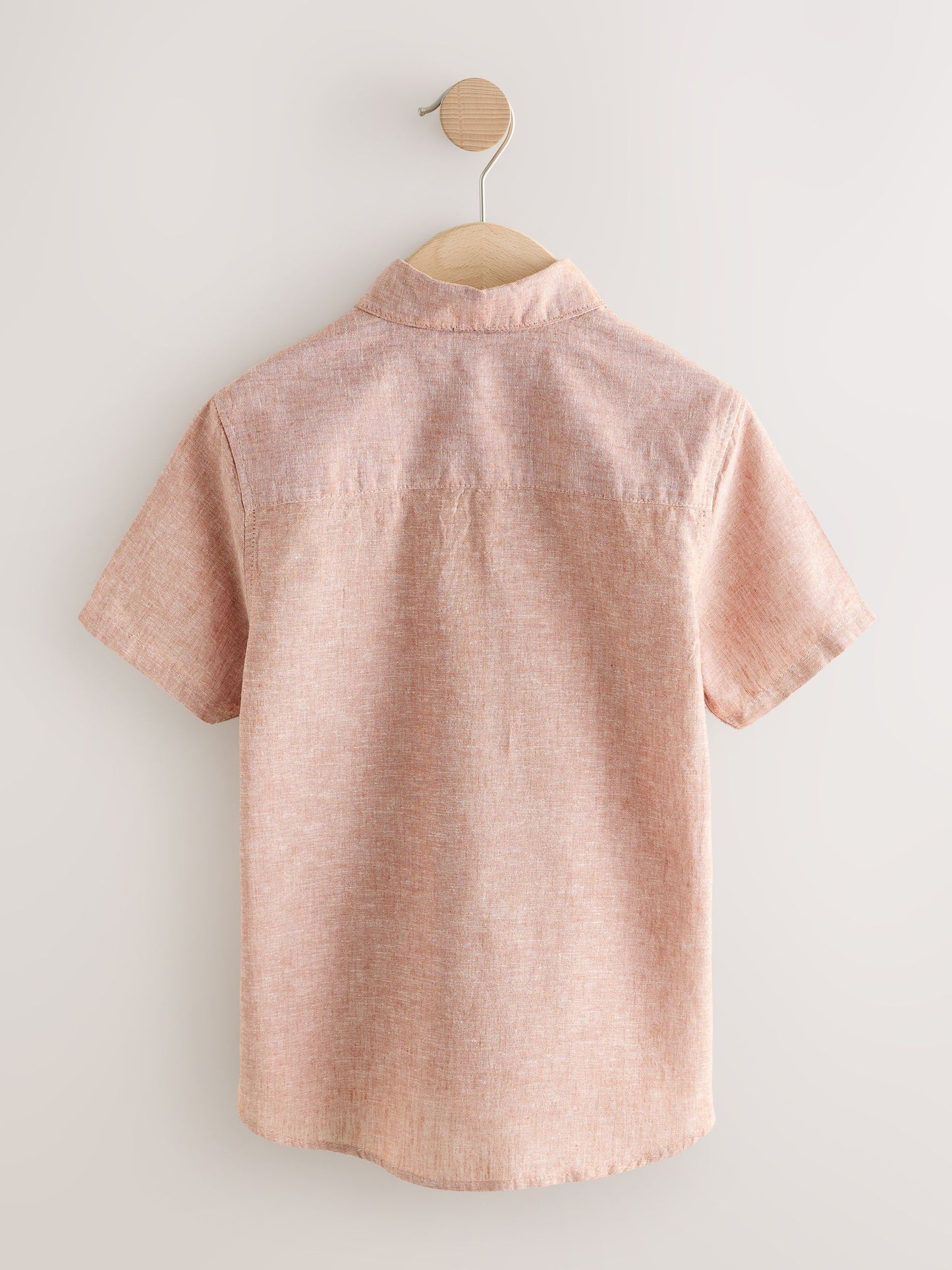 Dsiney Kidz - Terracotta Short Sleeve Linen Blend Shirt (3-16yrs) image 2