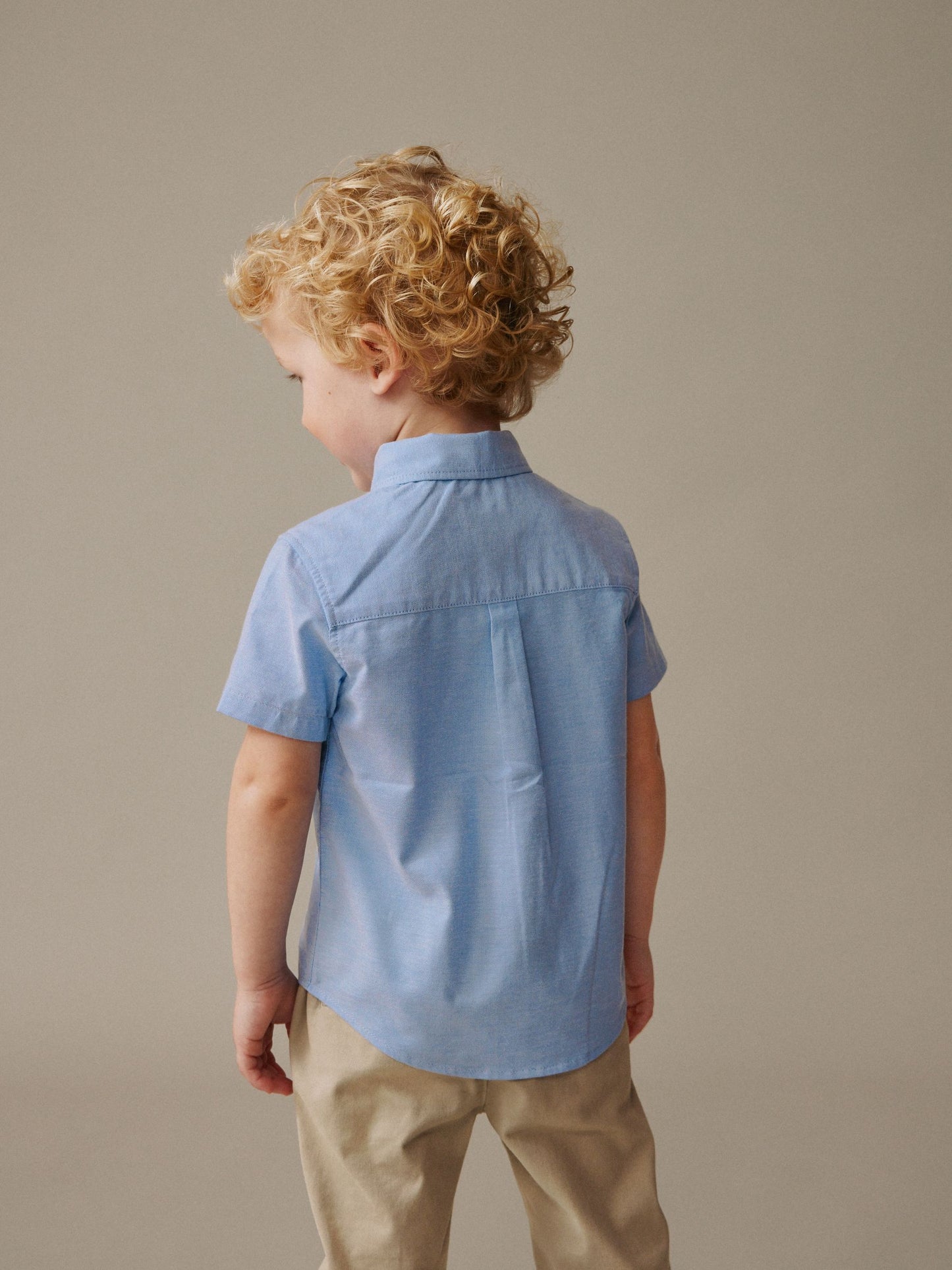 Dsiney Kidz - Blue Character Short Sleeve Oxford Shirt (3mths-7yrs) image 3