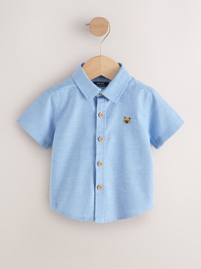 Dsiney Kidz - Blue Character Short Sleeve Oxford Shirt (3mths-7yrs) image 5