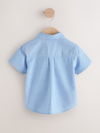 Dsiney Kidz - Blue Character Short Sleeve Oxford Shirt (3mths-7yrs) image 6