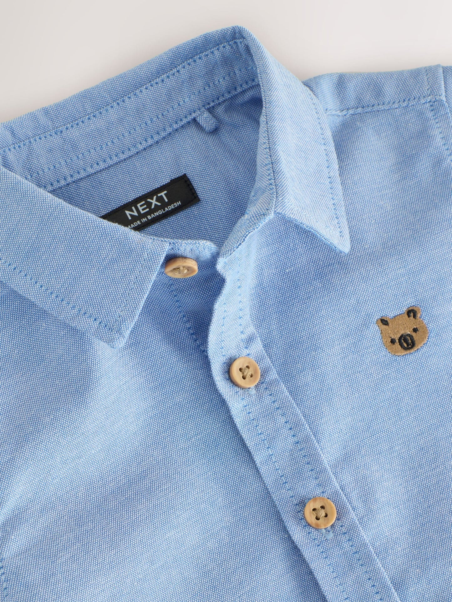 Dsiney Kidz - Blue Character Short Sleeve Oxford Shirt (3mths-7yrs) image 7