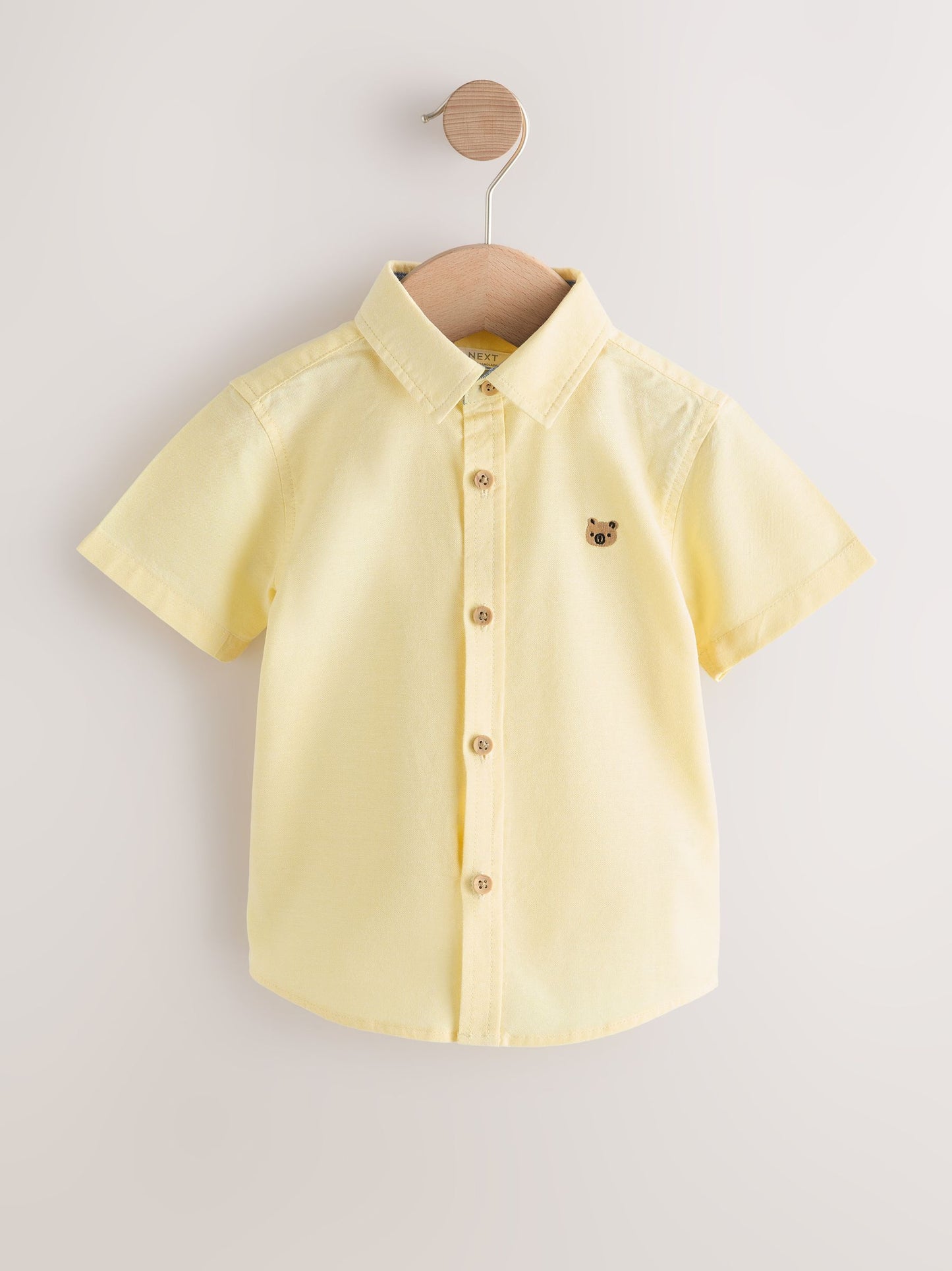 Dsiney Kidz - Yellow Character Short Sleeve Oxford Shirt (3mths-7yrs) image 5
