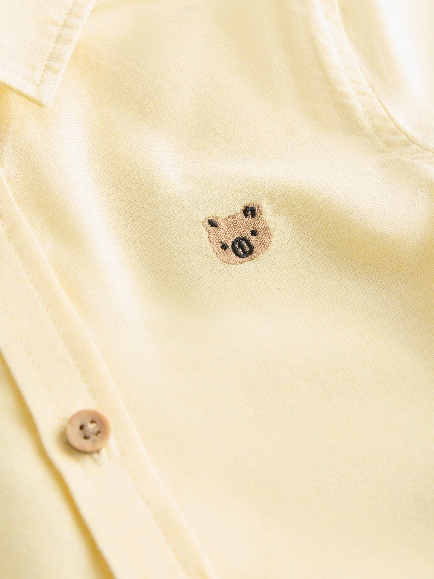 Dsiney Kidz - Yellow Character Short Sleeve Oxford Shirt (3mths-7yrs) image 7
