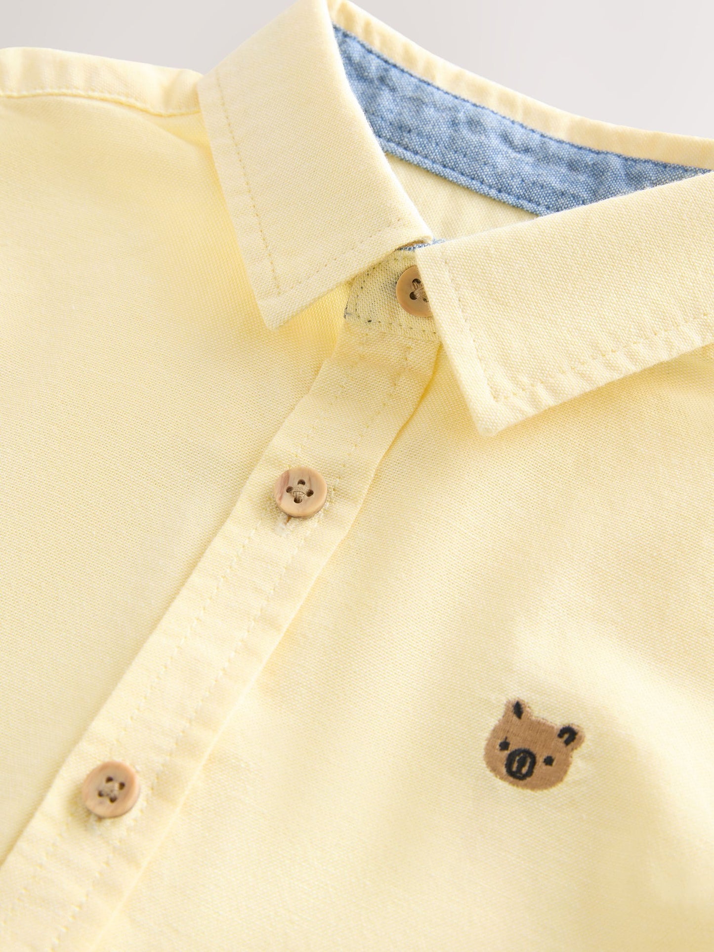 Dsiney Kidz - Yellow Character Short Sleeve Oxford Shirt (3mths-7yrs) image 8