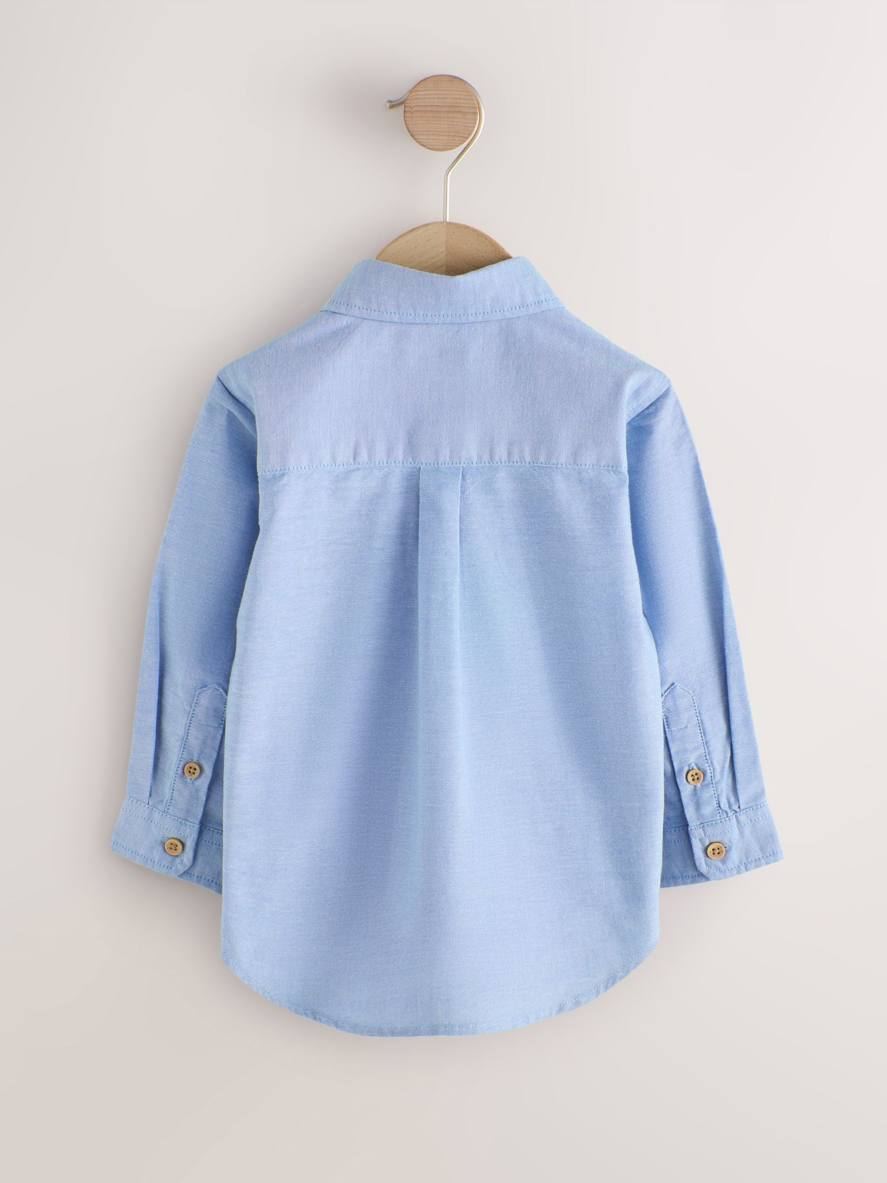 Dsiney Kidz - Mid Blue Character Long Sleeve Oxford Shirt (3mths-7yrs) image 5