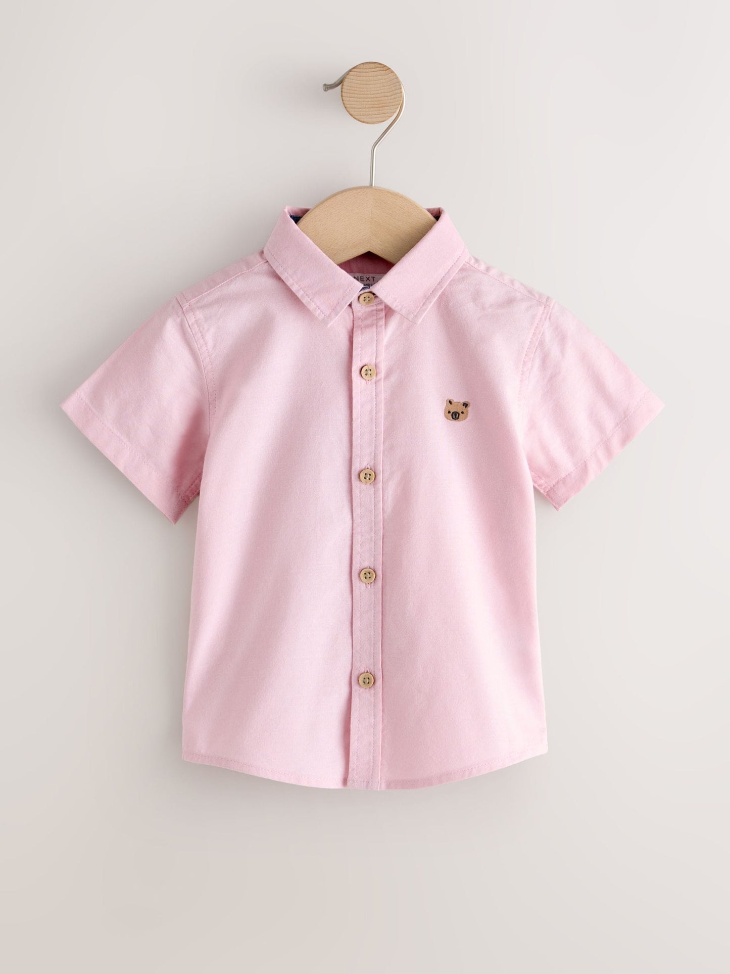Dsiney Kidz - Pink Character Short Sleeve Oxford Shirt (3mths-7yrs) image 4