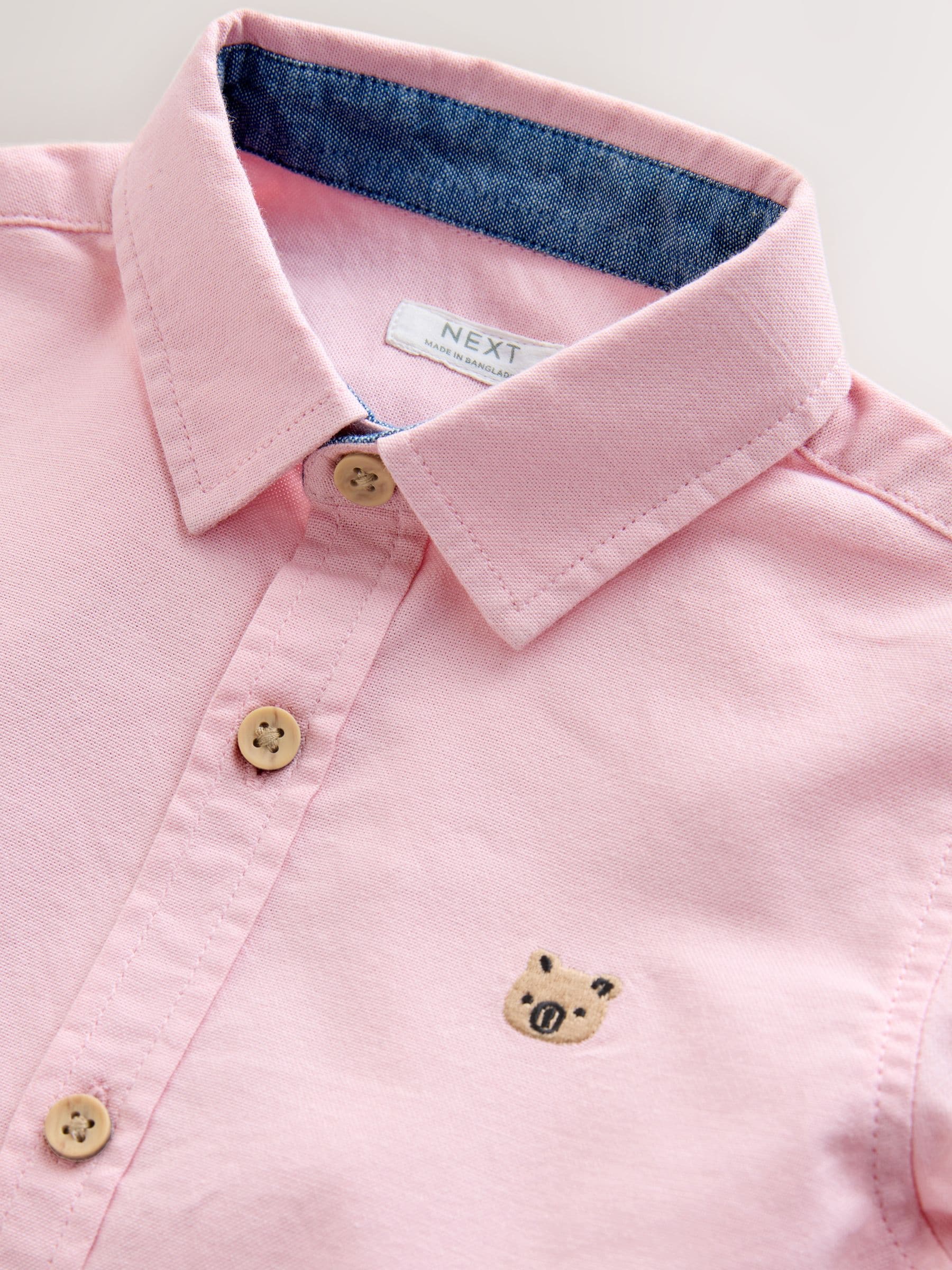 Dsiney Kidz - Pink Character Short Sleeve Oxford Shirt (3mths-7yrs) image 6