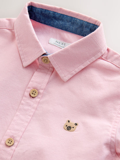 Dsiney Kidz - Pink Character Short Sleeve Oxford Shirt (3mths-7yrs) image 6
