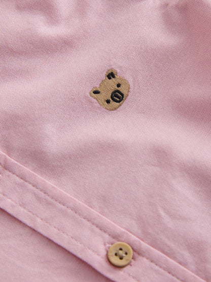 Dsiney Kidz - Pink Character Short Sleeve Oxford Shirt (3mths-7yrs) image 7