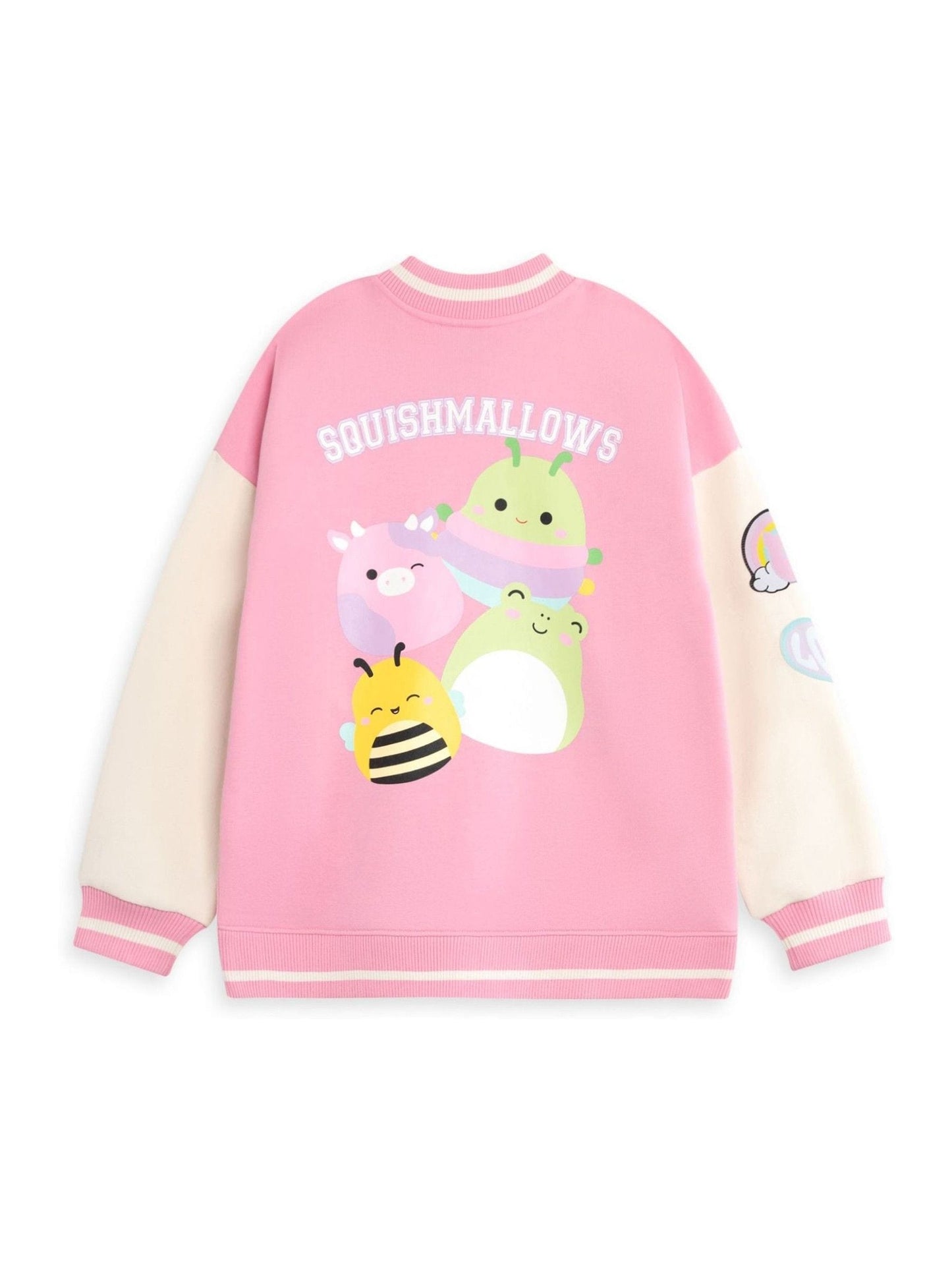 Dsiney Kidz - Vanilla Underground Pink Girls Squishmallows Bomber Jacket image 2