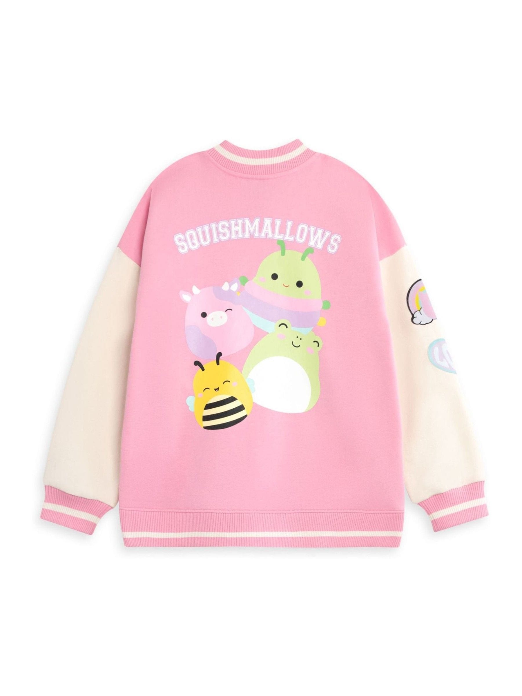Dsiney Kidz - Vanilla Underground Pink Girls Squishmallows Bomber Jacket image 2