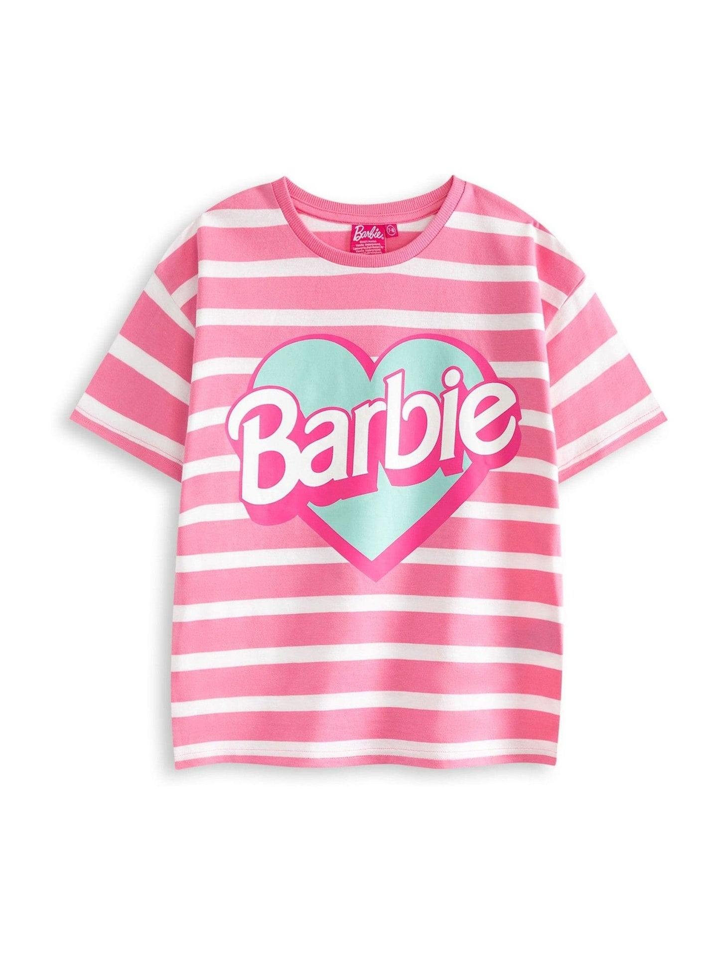 Dsiney Kidz - Vanilla Underground Pink Girls Barbie 100% Cotton T-Shirt and Shorts Set image 2