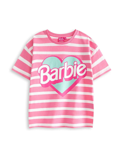 Dsiney Kidz - Vanilla Underground Pink Girls Barbie 100% Cotton T-Shirt and Shorts Set image 2