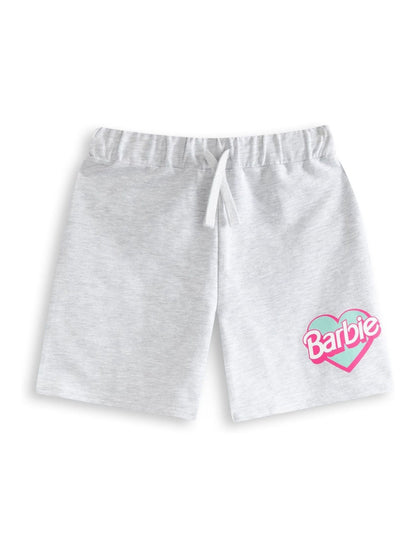 Dsiney Kidz - Vanilla Underground Pink Girls Barbie 100% Cotton T-Shirt and Shorts Set image 3