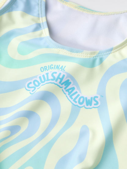 Dsiney Kidz - Vanilla Underground Yellow Girls Squishmallows Swimsuit image 6