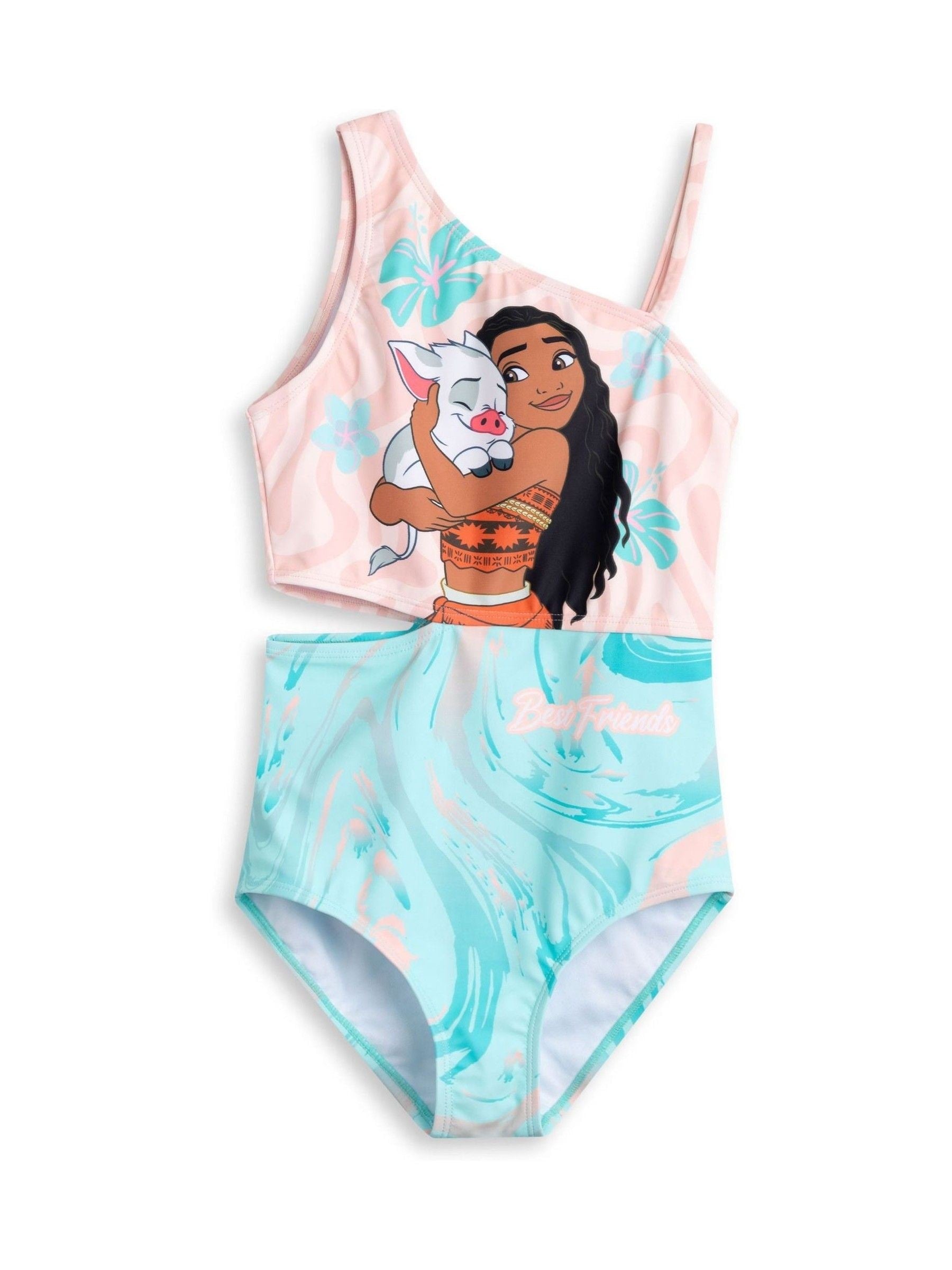 Dsiney Kidz - Vanilla Underground Multi Girls Disney Moana Best Friends Swimsuit image 1